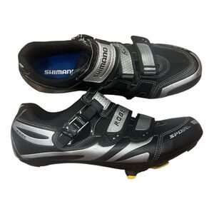 Shimano Black and Silver Athletic Shoes